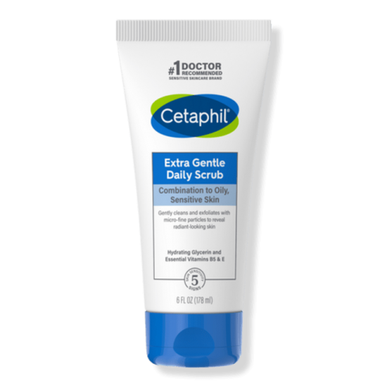 Cetaphil Extra Gentle Daily Scrub For Combination to Oily, Sensitive Skin - 178 ml