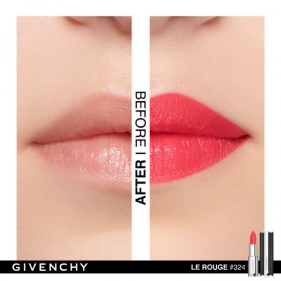 Givenchy Le Rouge Matte Lipstick - 324 Corail Backstage