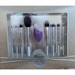 Real Techniques Limited Edition Disco Glam - 9 Pieces Brush Set