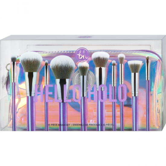 BH Cosmetics Hello Holo - 10 Pieces Brush Set