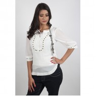 ONLY Chain Studded Top