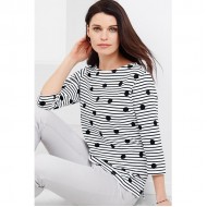 Women Blouse Shirt 0013 - Black and White