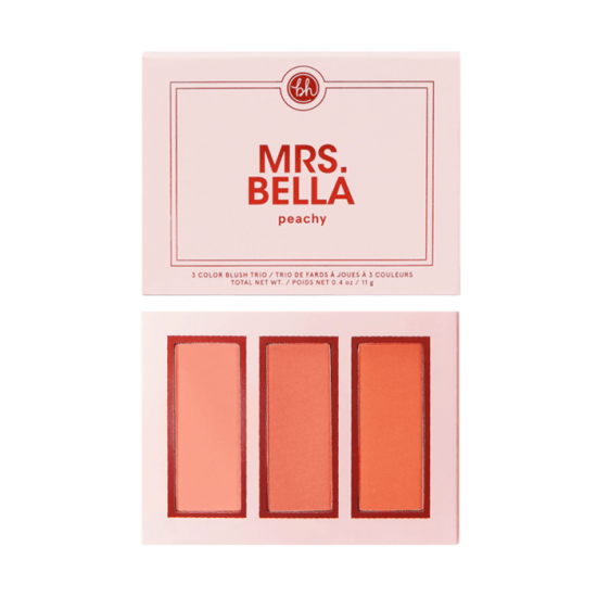 BH Cosmetics Mrs. Bella 3 Color Blush Trio  - Peachy
